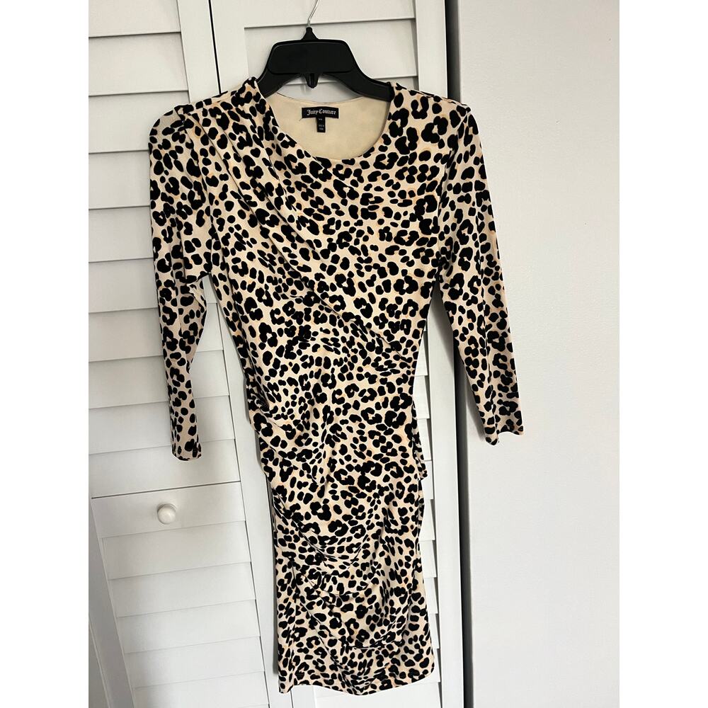 Juicy Couture Animal Print Bodycon Dress